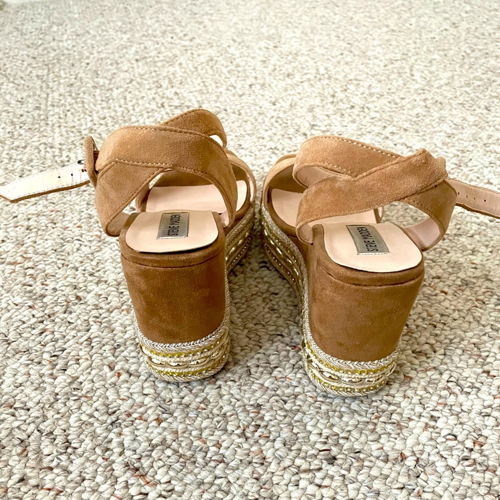 Steve Madden Platform Beaded Espadrille Sandals - Picture 3 of 4